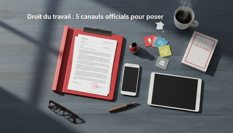 Droit du travail : 5 canaux officiels pour poser