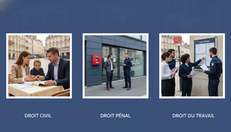 Quels sont les 3 types de droits ? La classification